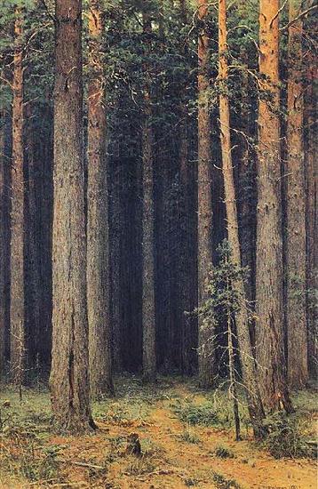 Ivan Shishkin Forest Reserve, Pine Grove China oil painting art